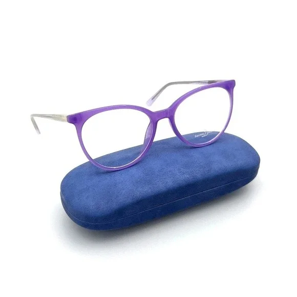 NEW!!! SANTINI D MAVALDI Eyeglasses LS8090 C3 Authentic Furla Tortoise Blue Oval Sunglasses Frames Only main image 2